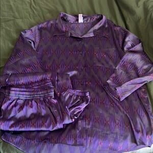 Savage X Fenty Purple Pajama Set Plus Size 3X